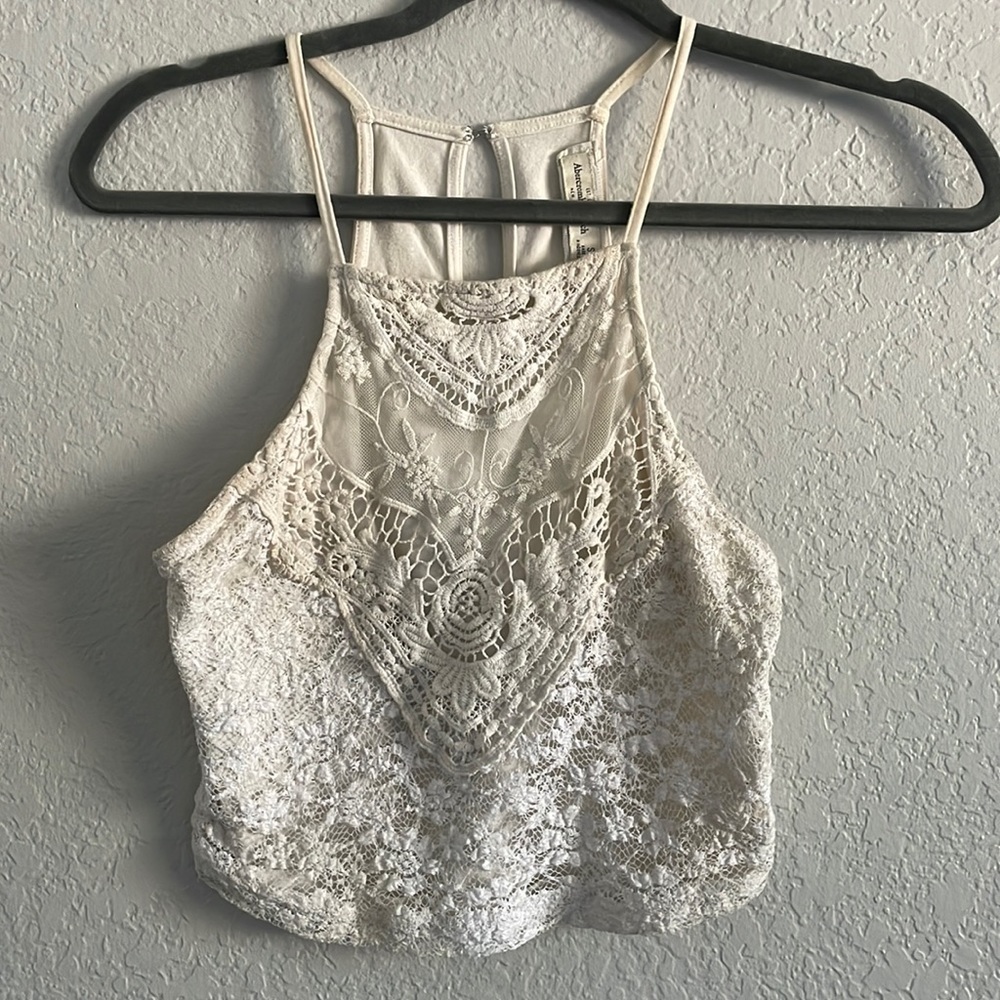 Abercrombie cropped tank top